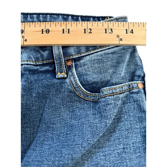 FIDELITY DENIM Malibu High-Rise Crop Wide-Leg Jeans Women's Sz 27 NWT - Picture 10 of 10